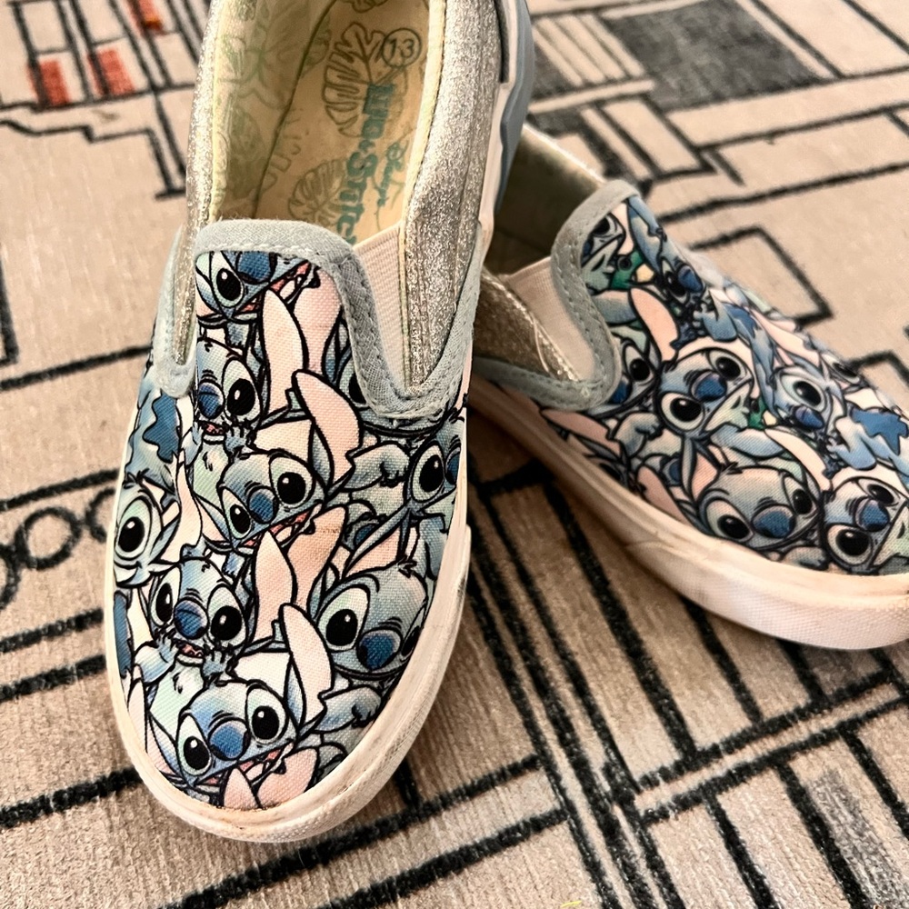 LILO and stitch slip on shoes cotton